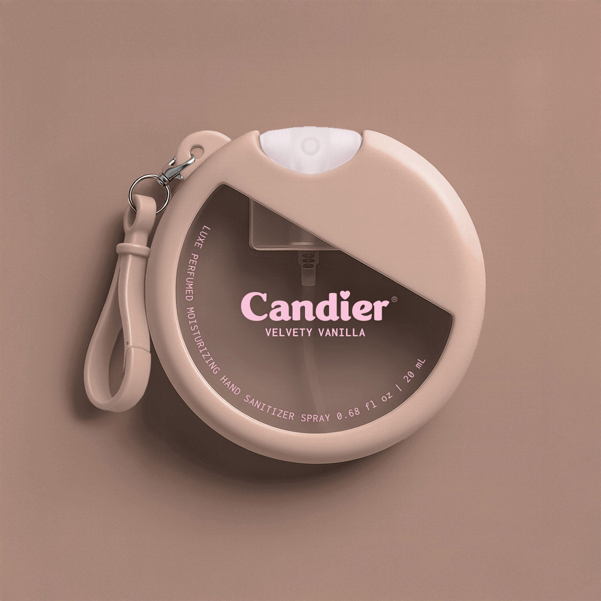 candier scented hand sanitizer​ smells like perfume. Cute hand sanitizer holder​ for travel. Vanilla scent with gourmand fragrance