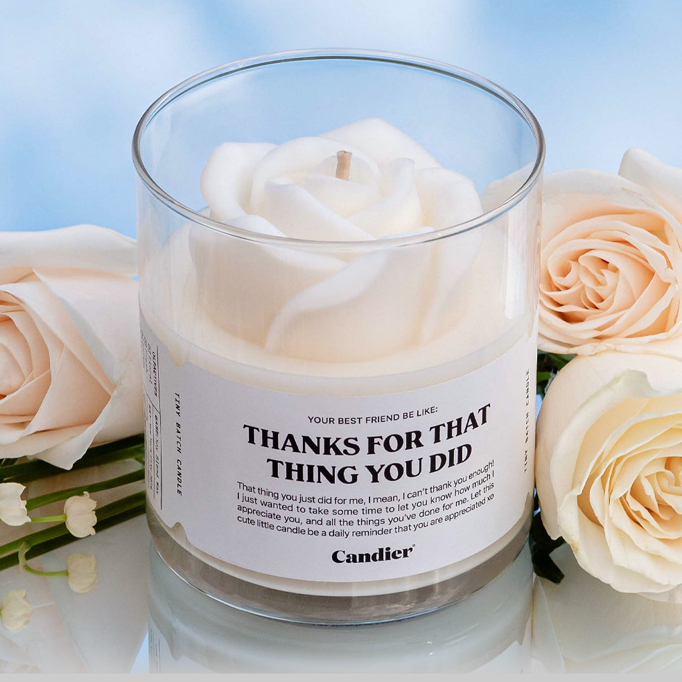 THANKS CANDLE