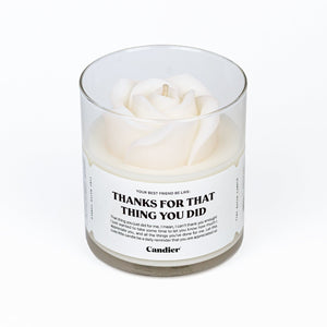 THANKS CANDLE