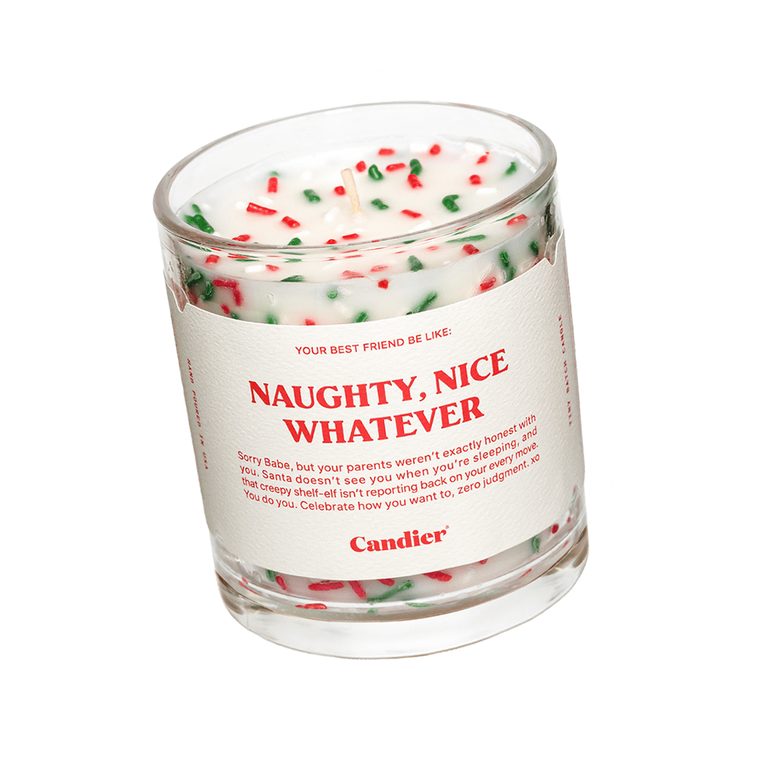 Candier Naughty Nice Whatever Candle - Thumbnail 4