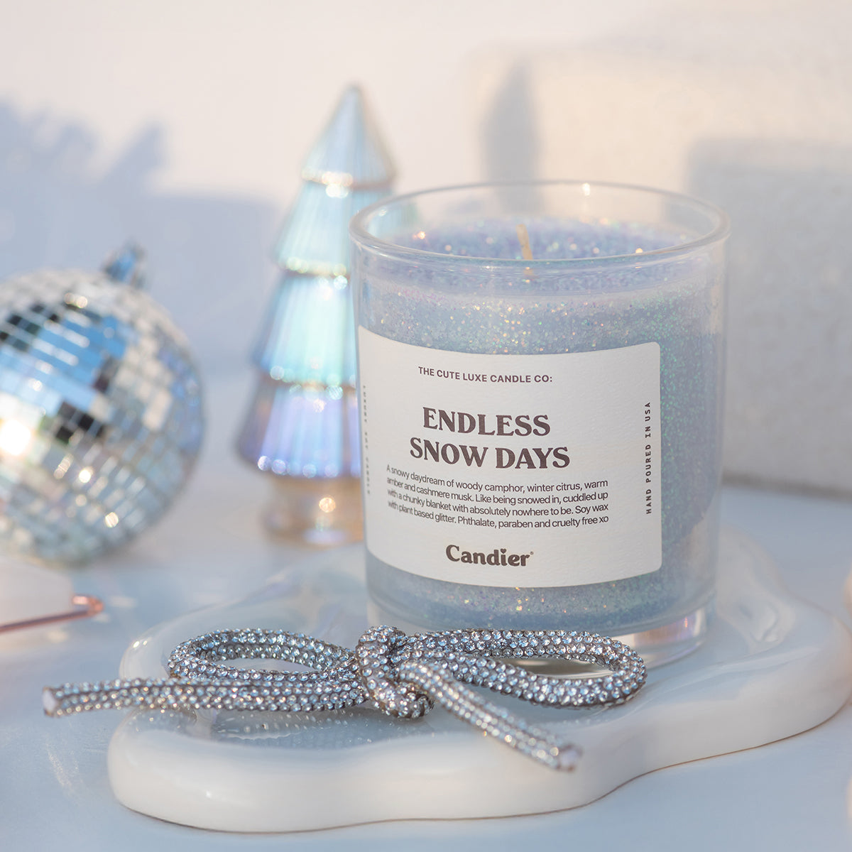 Cozy lifestyle scene with Endless Snow Days—cute room decor and soft girl aesthetic; great Hanukkah gift ideas and christmas gifts for friends.