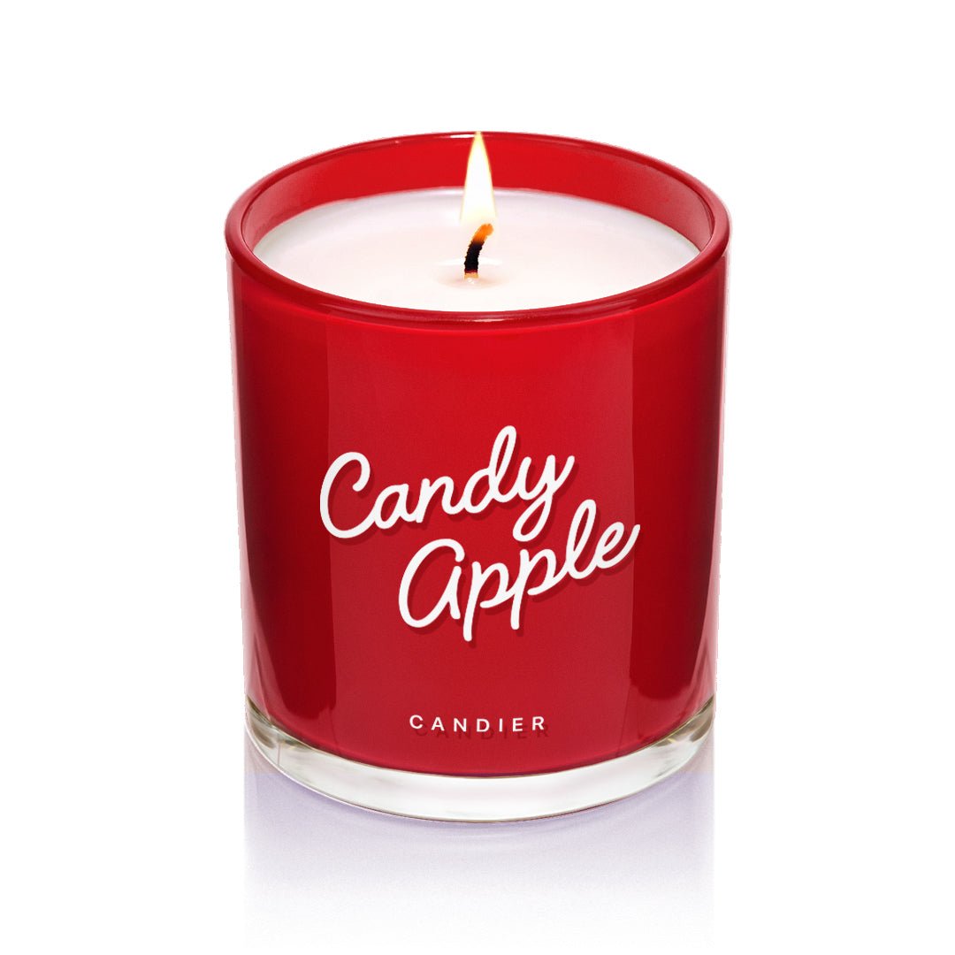 Candy Apple apple cinnamon candle — cozy fall candles and fall scented candles; great best Christmas gifts for mom.