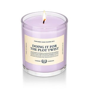 Doing It For The Plot Twist Candle