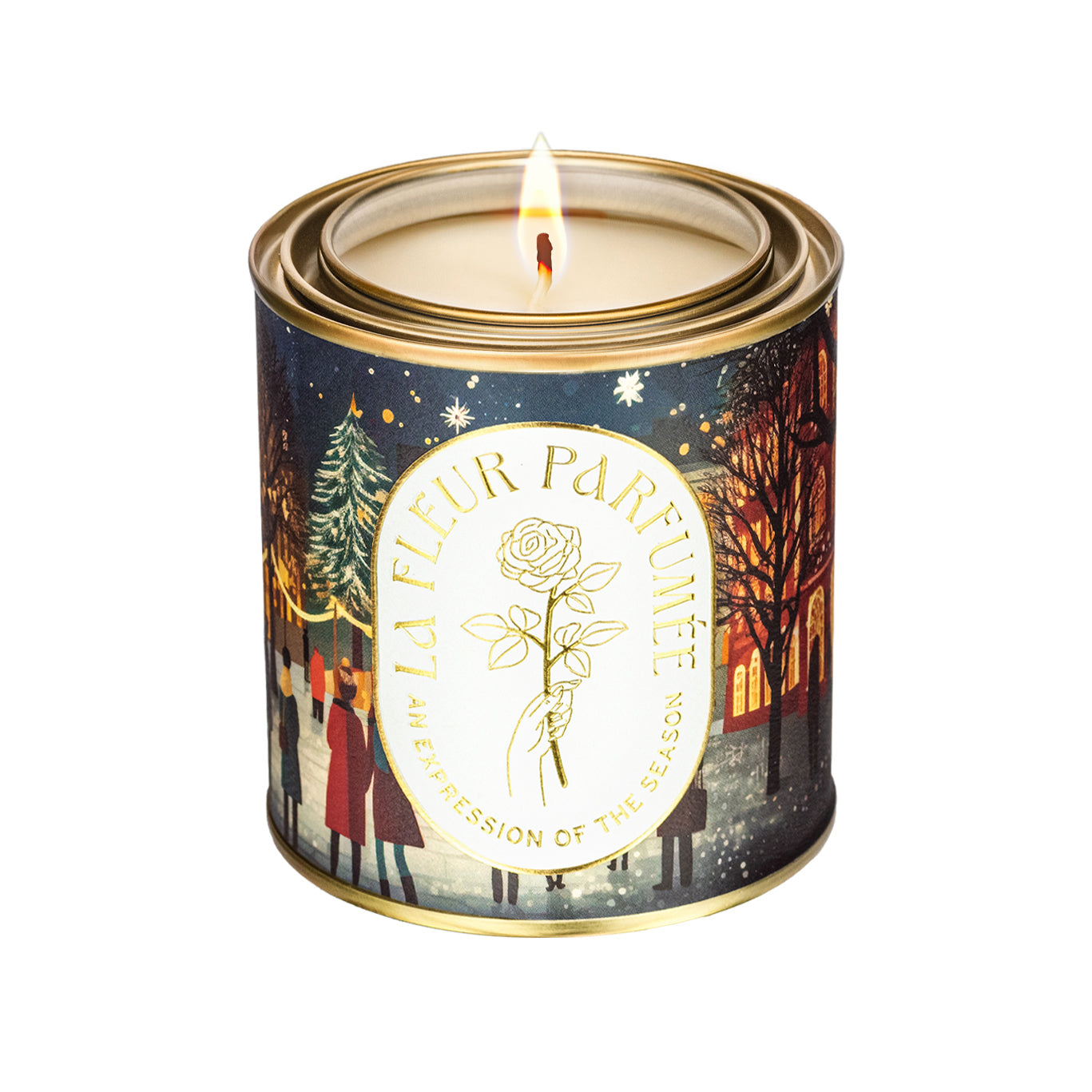La Fleur Parfumée The Gathering of Noel luxury christmas scented candle – cozy holiday candles and unique gifts for friends.
