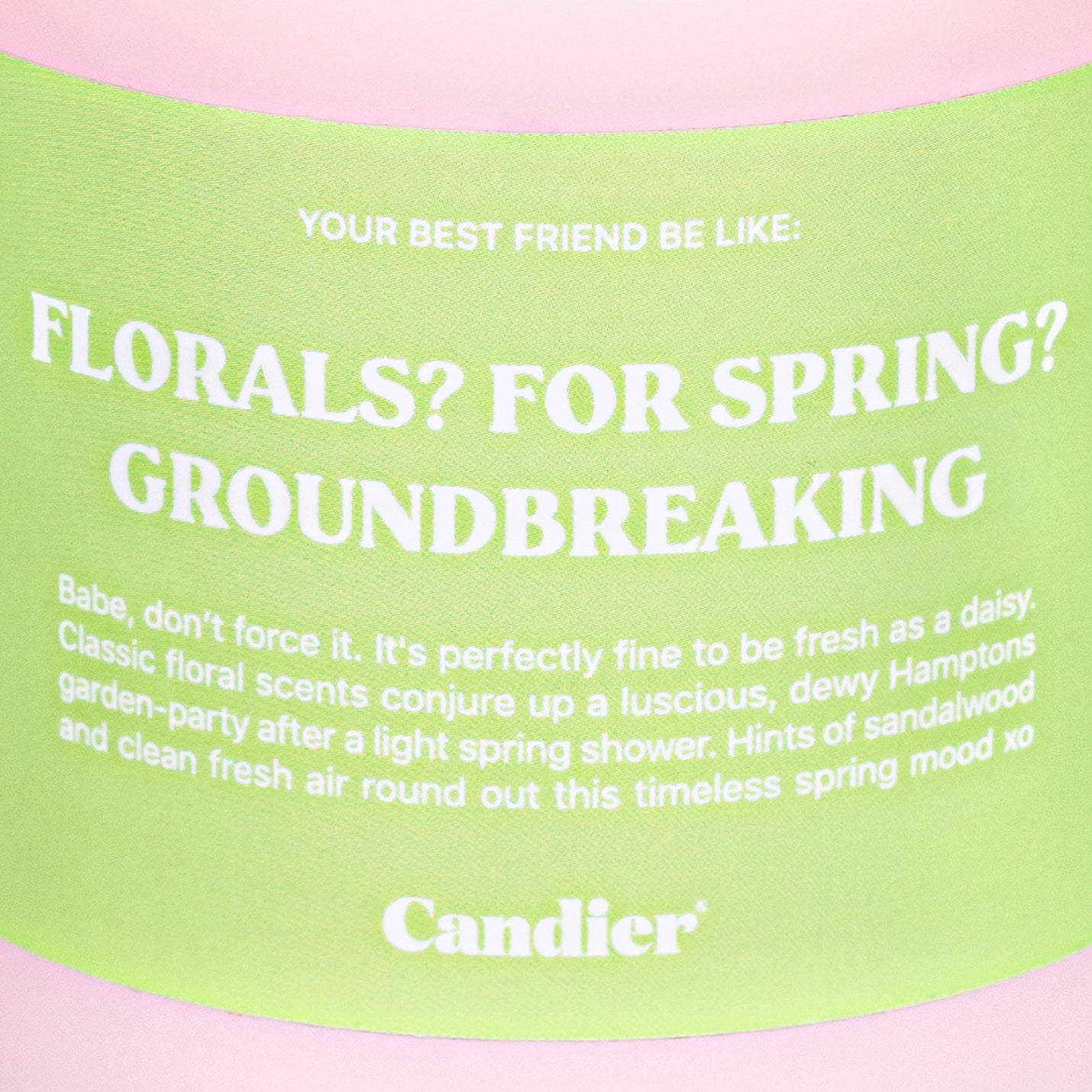 Spring Florals Candle