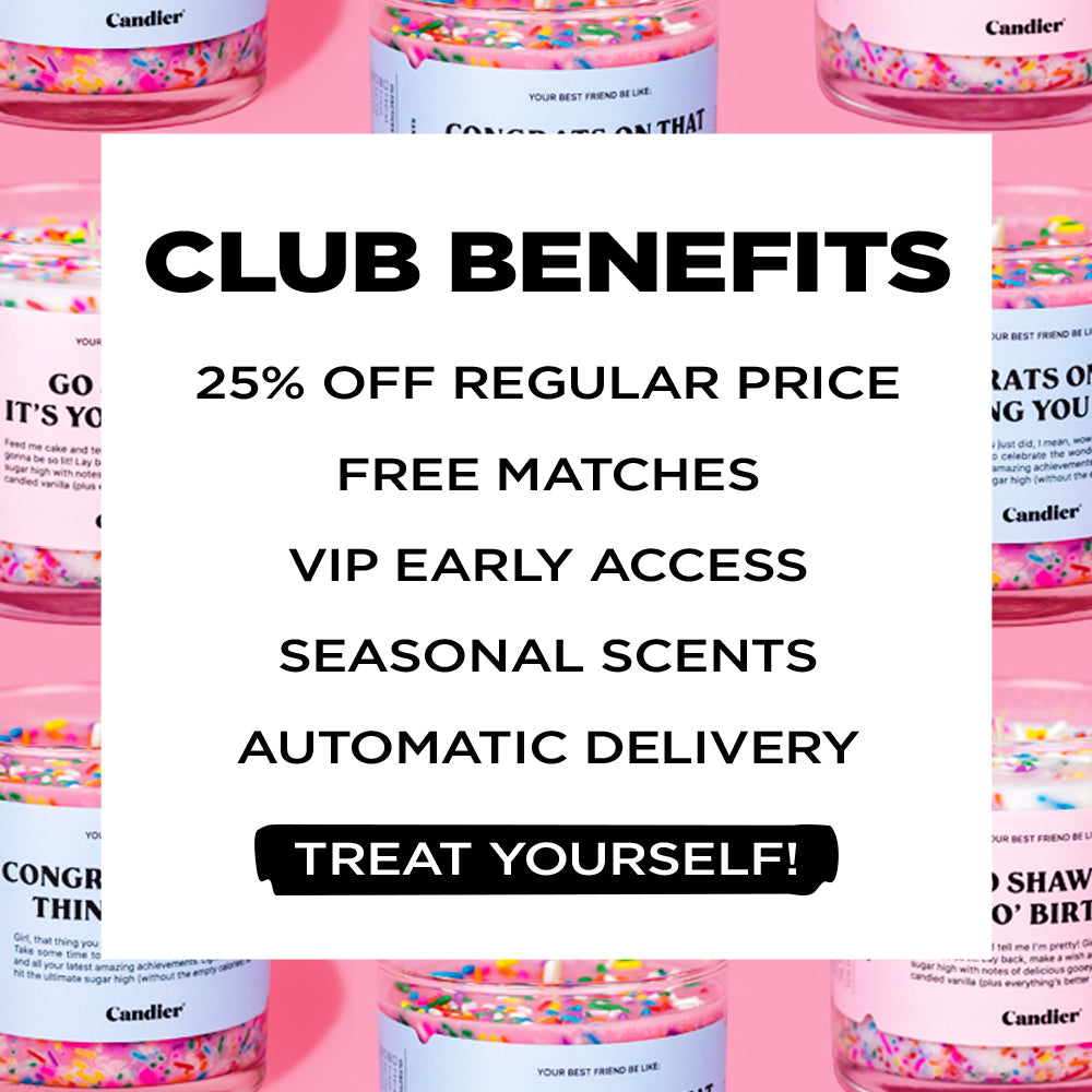 candle club subscription benefits