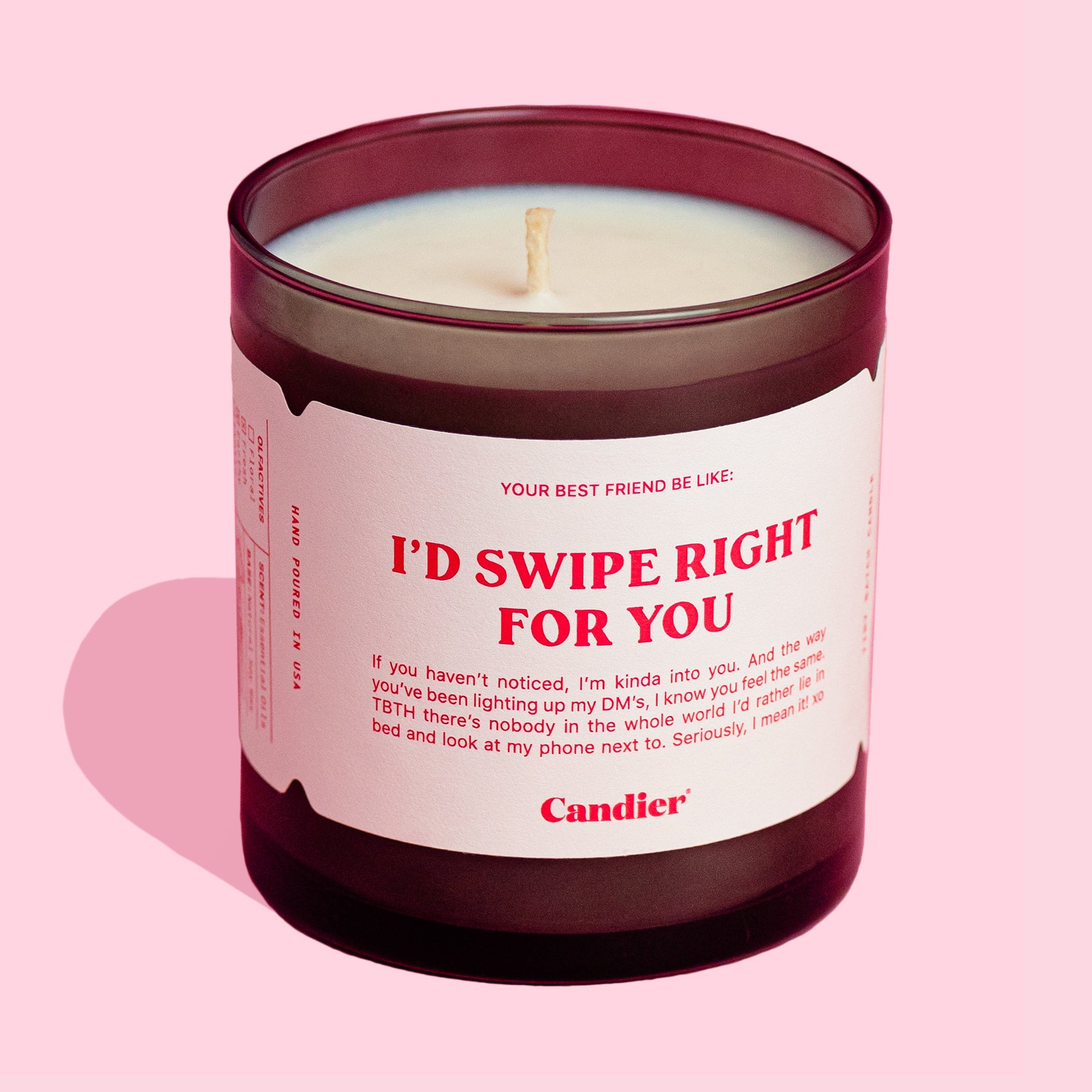 I'D SWIPE RIGHT FOR YOU CANDLE