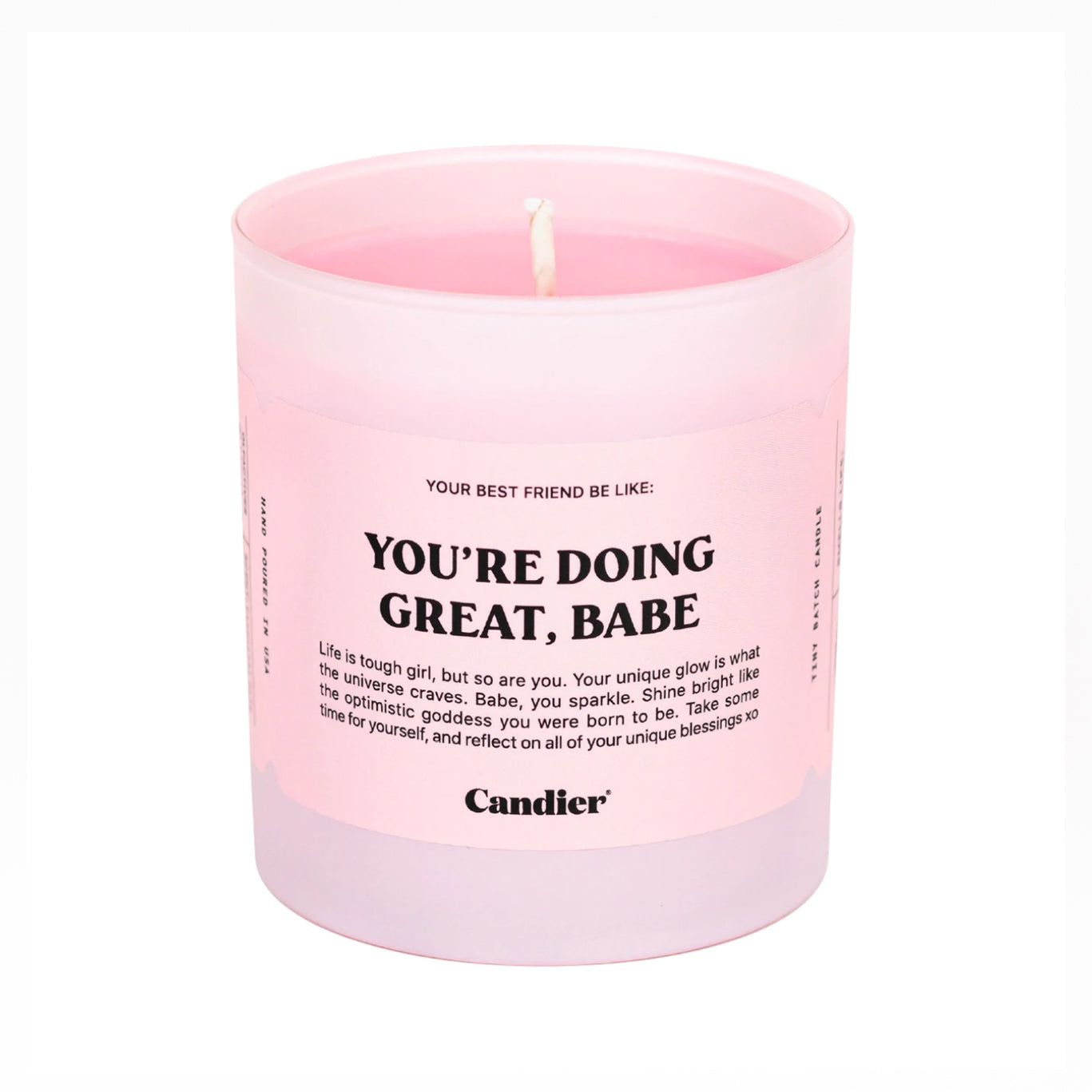 you're doing great candle